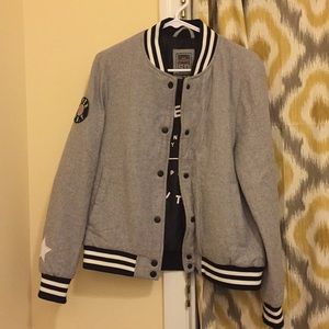 Superdry Wool Varsity Bomber